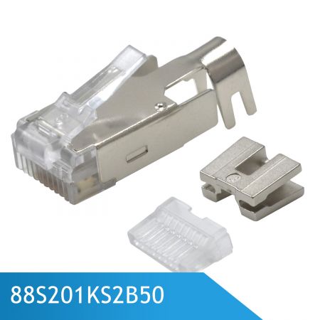 For 0.90-1.00mm Insulated Conductor - Cat 6A shielded modular plugs